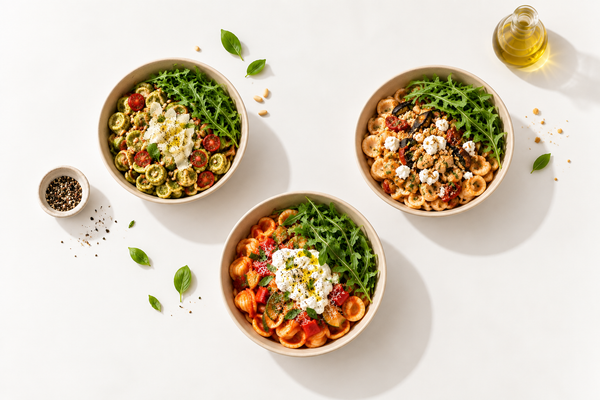 Frische Pasta-Gerichte von Hungry Club